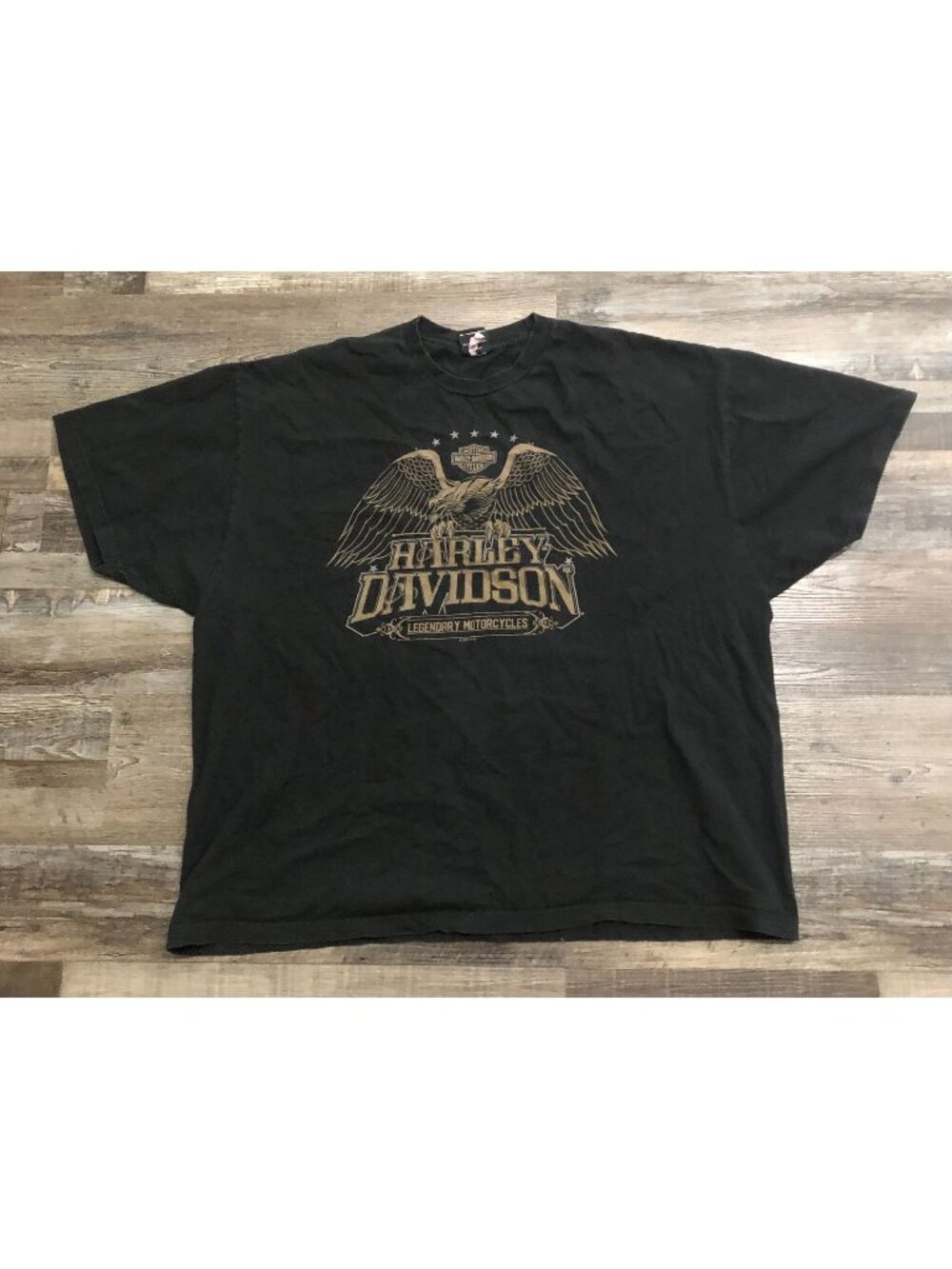 Harley Davidson Mens 3XL Sturgis South Dakota Double Sided T Shirt Black